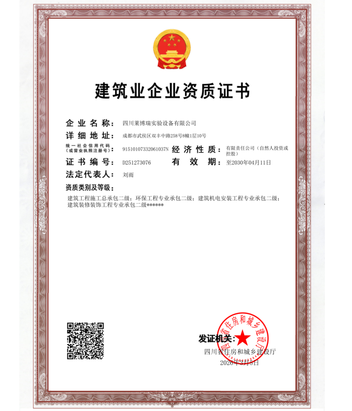 建筑工程總承包資質(zhì)